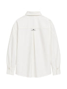 Camicia per bambina Elisabetta Franchi La Mia Bambina bianca con perline EFCA2980CA235 0004 ElISABETTA FRANCHI KIDS 