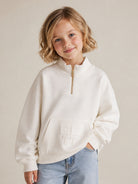 Felpa per bambina Elisabetta Franchi la Mia Bambina bianca corta con ricamo EFFE176CFF017 0067 ElISABETTA FRANCHI KIDS 