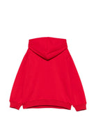Felpa per bambina Elisabetta Franchi La Mia Bambina rossa con logo EFFE177CFF017 3628 ElISABETTA FRANCHI KIDS 