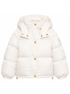 Giubbino per bambina Elisabetta Franchi La Mia Bambina bianco con design imbottito EFGB139CNY042 0067 ElISABETTA FRANCHI KIDS 