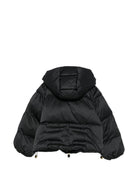 Giubbino per bambina Elisabetta Franchi La Mia Bambina Kids nero con cappuccio EFGB139CNY042 N000 ElISABETTA FRANCHI KIDS 