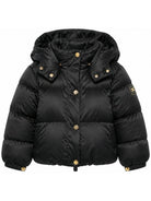 Giubbino per bambina Elisabetta Franchi La Mia Bambina Kids nero con cappuccio EFGB139CNY042 N000 ElISABETTA FRANCHI KIDS 