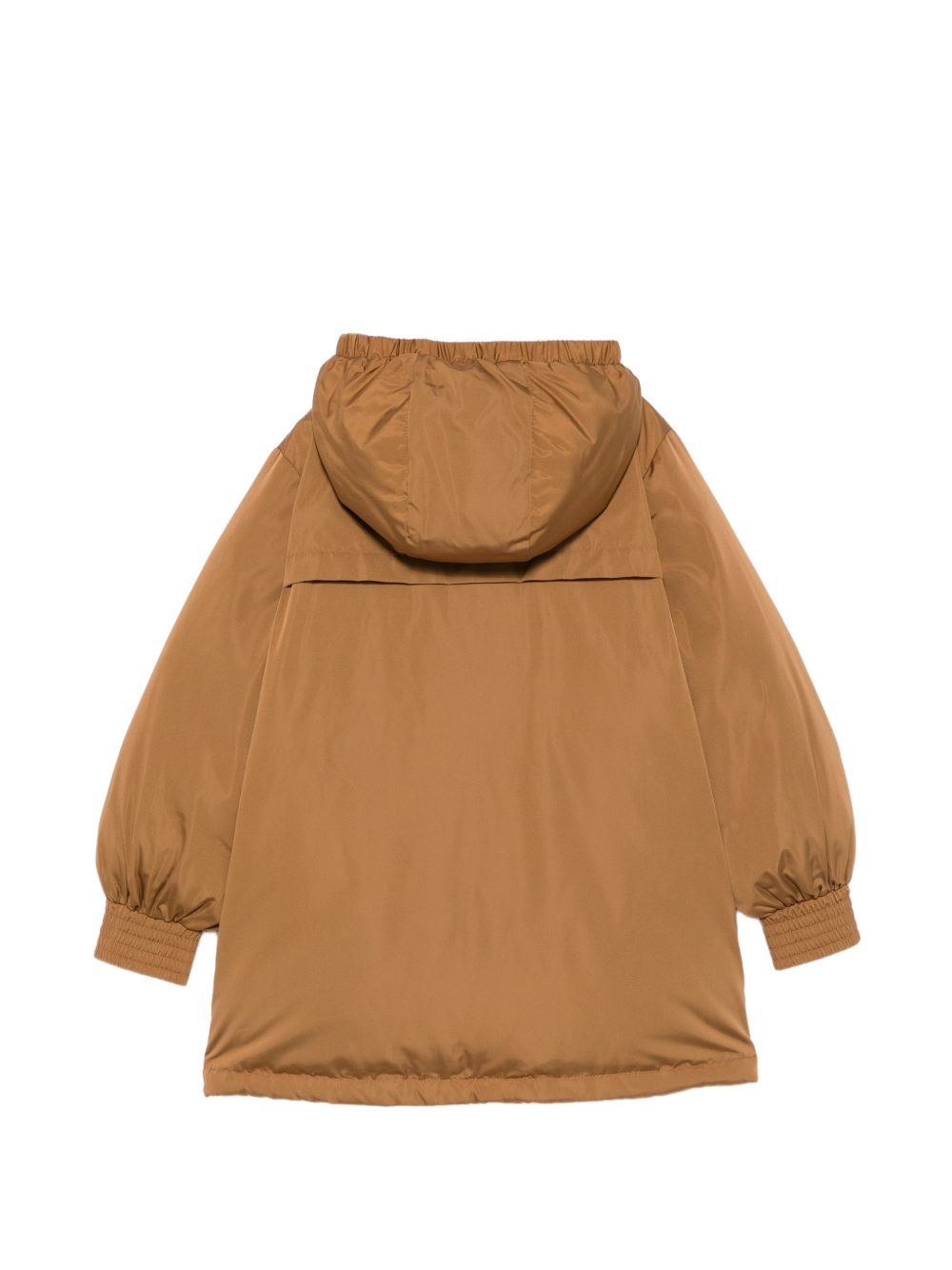 Giubbino per bambina Elisabetta Franchi La Mia Bambina marrone con logo ricamato sul davanti EFGB143CNY043 6037 ElISABETTA FRANCHI KIDS 