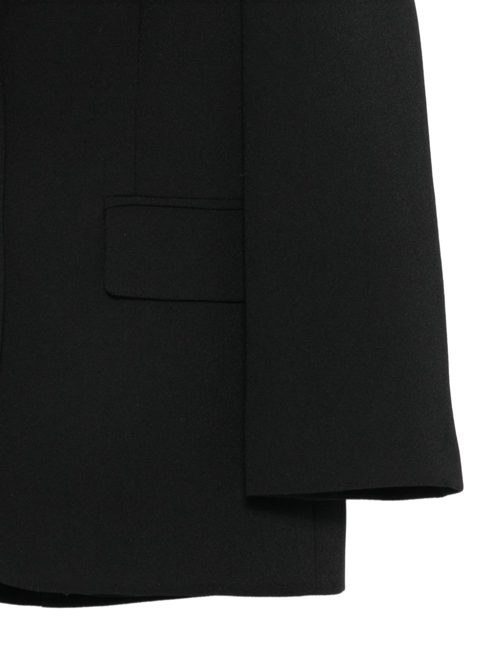 Blazer per bambina Elisabetta Franchi La Mia Bambina nero con due tasche frontali con patta EFGC0840GA022 N000 ElISABETTA FRANCHI KIDS 