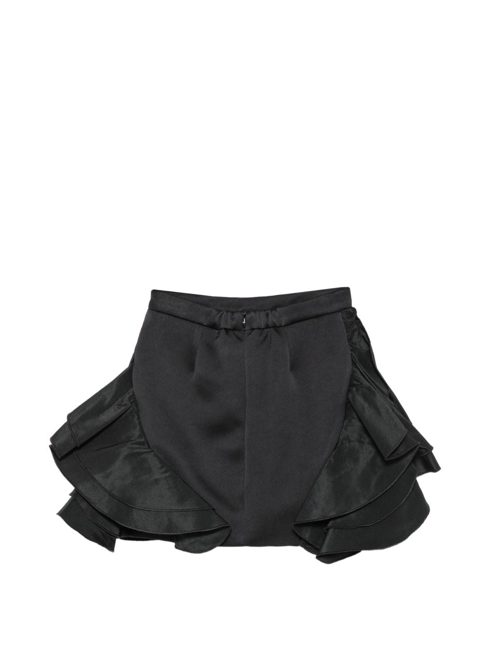 Gonna per bambina Elisabetta Franchi La Mia Bambina nera con design increspato EFGO2360NY230 N000 ElISABETTA FRANCHI KIDS 