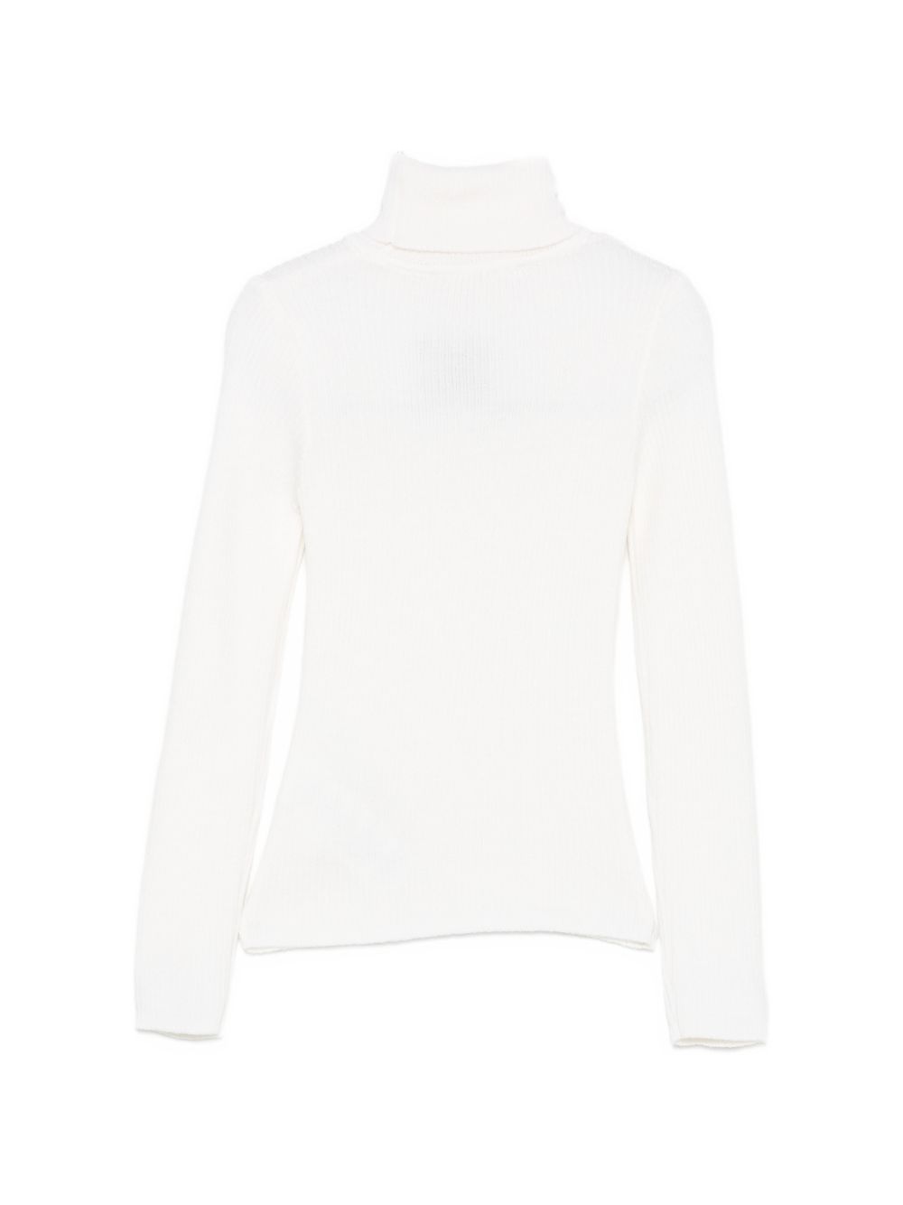 Maglione per bambina Elisabetta Franchi La Mia Bambina bianco con logo ricamato sul davanti EFMA210CFL012 0077 ElISABETTA FRANCHI KIDS 