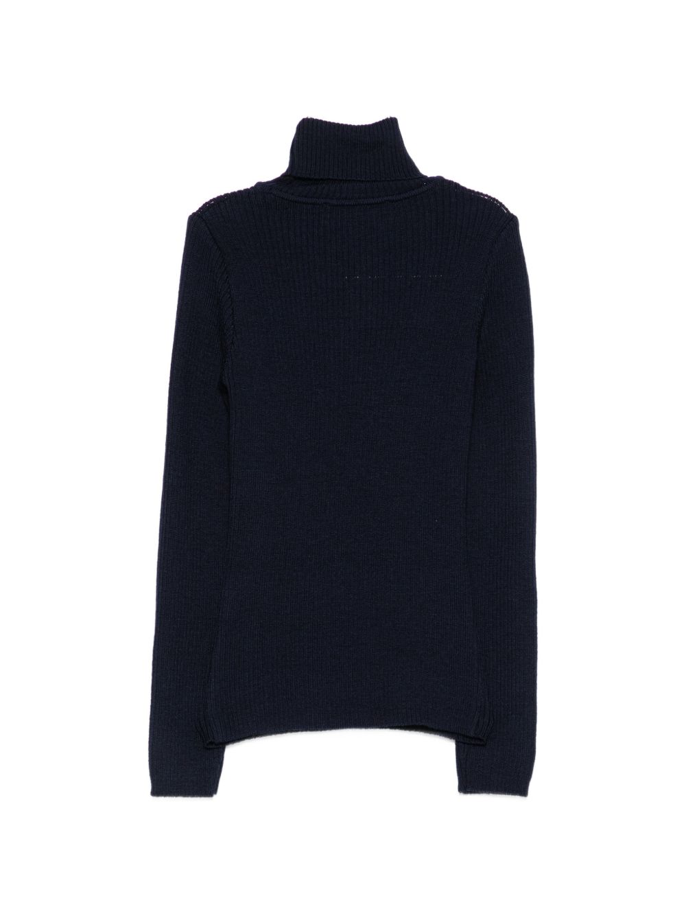 Maglione per bambina Elisabetta Franchi La Mia Bambina blu con logo sul davanti a contrasto EFMA210CFL012 4162 ElISABETTA FRANCHI KIDS 