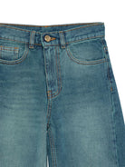 Jeans per bambina Elisabetta Franchi La Mia Bambina in denim con cuciture a contrasto EFPA323CDF011 4350 ElISABETTA FRANCHI KIDS 
