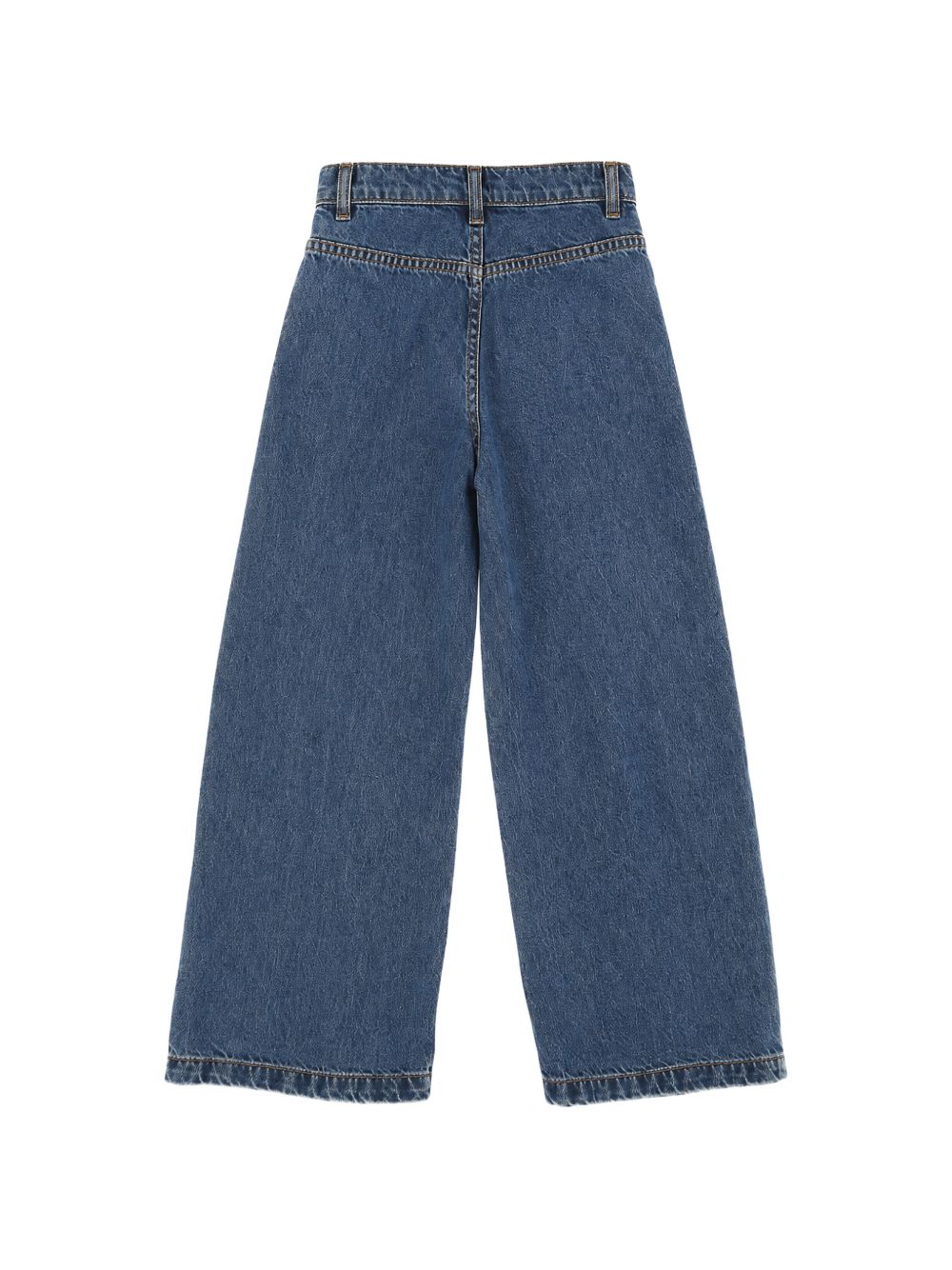Jeans per bambina Elisabetta Franchi La Mia Bambina blu con placca logo sul davanti EFPA325CDF011 4039 ElISABETTA FRANCHI KIDS 