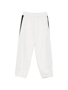Pantaloni sportivi per bambina Elisabetta Franchi La Mia Bambina bianchi con logo sul davanti EFPA327CFF017 0077 ElISABETTA FRANCHI KIDS 