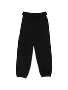 Pantaloni sportivi per bambina Elisabetta Franchi La Mia Bambina neri con logo sul davanti EFPA327CFF017 N101 ElISABETTA FRANCHI KIDS 