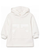 Abito per neonata Elisabettta Franchi La Mia bambina bianco con stampa logo EGAB243CFF017 0067 ElISABETTA FRANCHI KIDS 