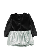 Abito per neonata Elisabetta Franchi La Mia Bambina nero con dettaglio a fiocco EGAB2520VE018 D579 ElISABETTA FRANCHI KIDS 