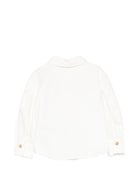 Camicia per neonata Elisabetta Franchi La Mia Bambina bianca con colletto classico EGCA0580CA235 0115 ElISABETTA FRANCHI KIDS 