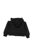 Felpa per neonata Elisabetta Franchi La Mia Bambina nera con chiusura con zip sul davanti EGFE064CFF017 N101 ElISABETTA FRANCHI KIDS 