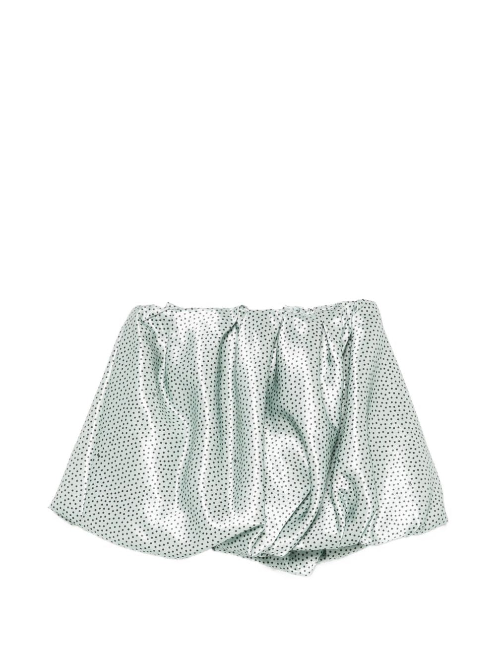 Gonna per neonata Elisabetta Franchi La Mia Bambina verde con design a pois EGGO0630TV153 D574 ElISABETTA FRANCHI KIDS 