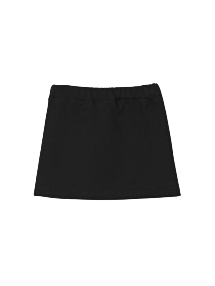 Gonna per neonata Elisabetta Franchi La Mia Bambina nera con logo all-over EGGO0650FF002 N175 ElISABETTA FRANCHI KIDS 