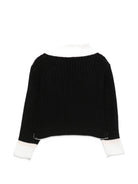 Maglione per neonata Elisabetta Franchi La Mia Bambina multicolore con colletto classico EGMA054CFL040 D581 ElISABETTA FRANCHI KIDS 