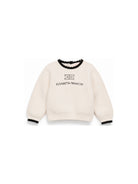 Maglione per neonata Elisabetta Franchi La Mia Bambina beige con ricamo logo sul davanti EGMA060CFL001 0188 ElISABETTA FRANCHI KIDS 