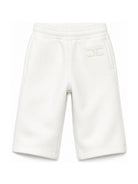 Pantaloni sportivi per neonata Elisabetta Franchi La Mia Bambina bianchi con logo EGPA101CFF017 0067 ElISABETTA FRANCHI KIDS 