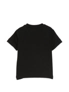 T-shirt per neonata Elisabetta Franchi La Mia Bambina nera con logo sul davanti EGTS116CJE018 N126 ElISABETTA FRANCHI KIDS 