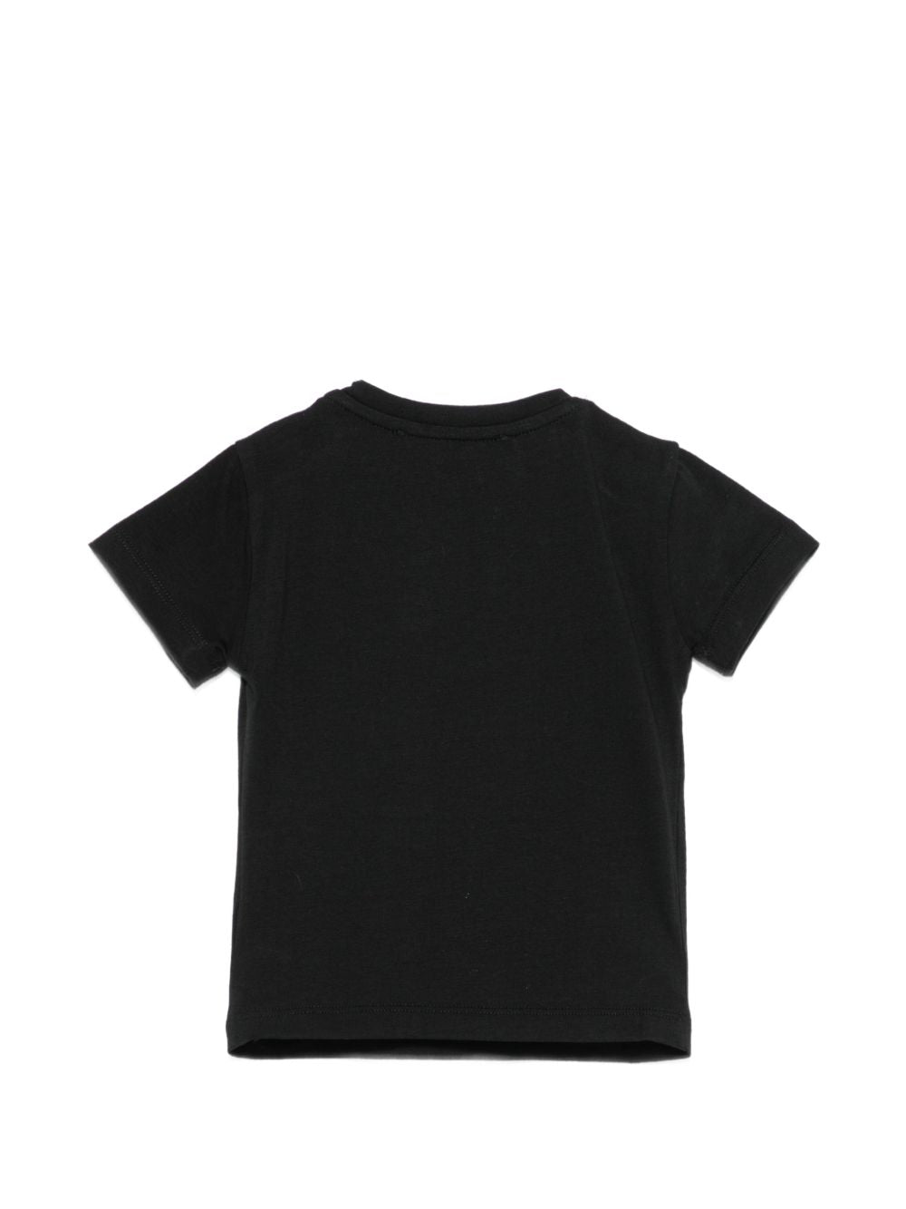T-shirt per neonata Elisabetta Franchi La Mia Bambina nera con logo sul davanti EGTS120CJE018 N005 ElISABETTA FRANCHI KIDS 