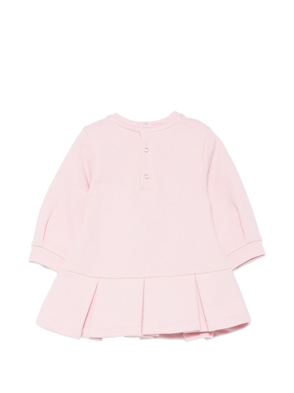 Abito per neonata Elisabetta Franchi La Mia Bambina rosa con logo ricamato ENAB0800FF002 C263 ElISABETTA FRANCHI KIDS 