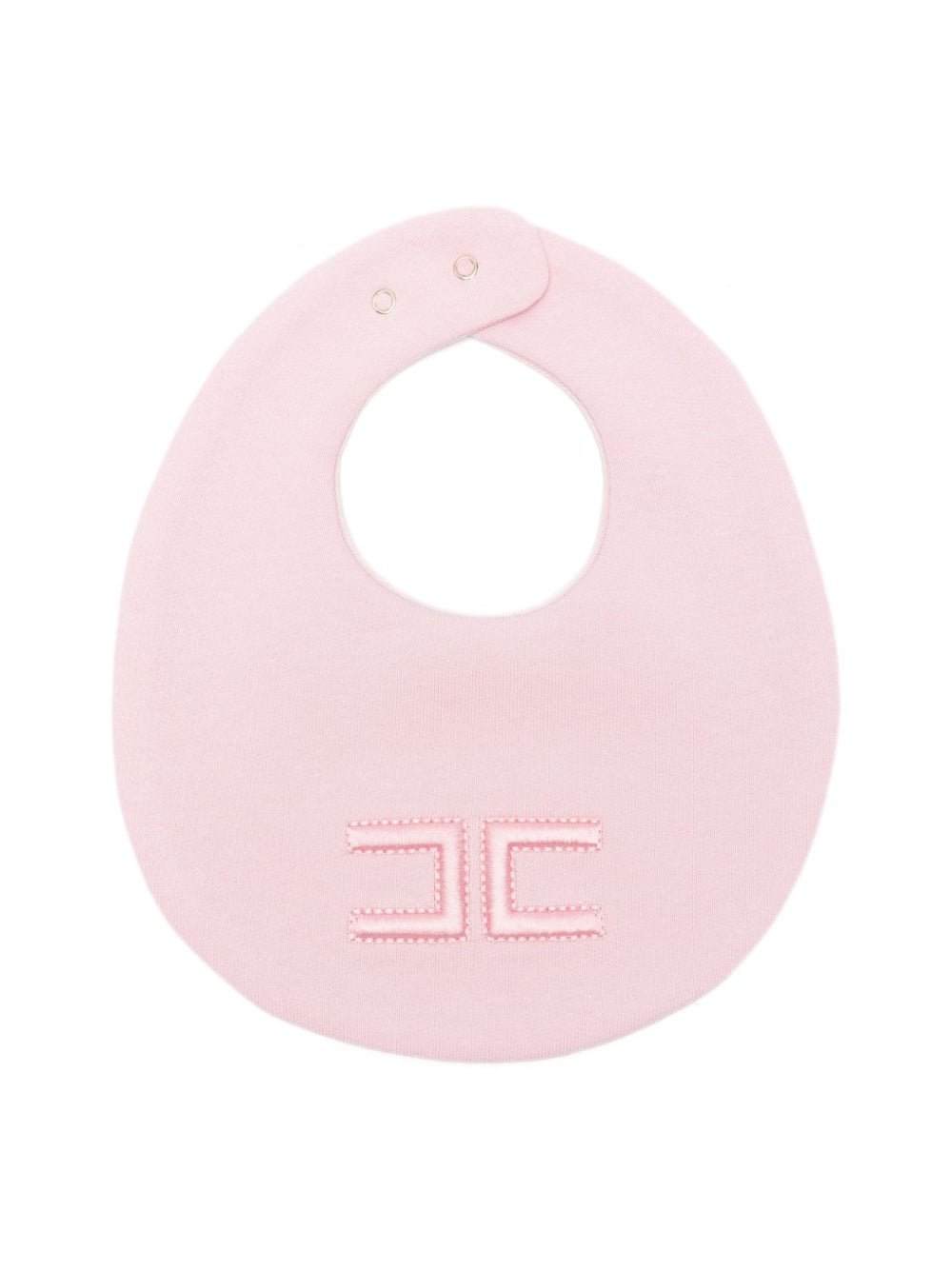 Bavaglino per neonata Elisabetta Franchi La Mia Bambina rosa con logo ENBA0710FF002 C070 ElISABETTA FRANCHI KIDS 
