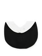 Bavaglino per neonata Elisabetta Franchi La Mia Bambina bianco con logo ENBA0720JF054 0076 ElISABETTA FRANCHI KIDS 