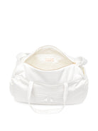 Borsa fasciatoio per neonata Elisabetta Franchi La Mia Bambina bianca con logo sul davanti ENBO0290RA016 0004 ElISABETTA FRANCHI KIDS 