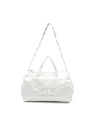 Borsa fasciatoio per neonata Elisabetta Franchi La Mia Bambina bianca con logo sul davanti ENBO0290RA016 0004 ElISABETTA FRANCHI KIDS 