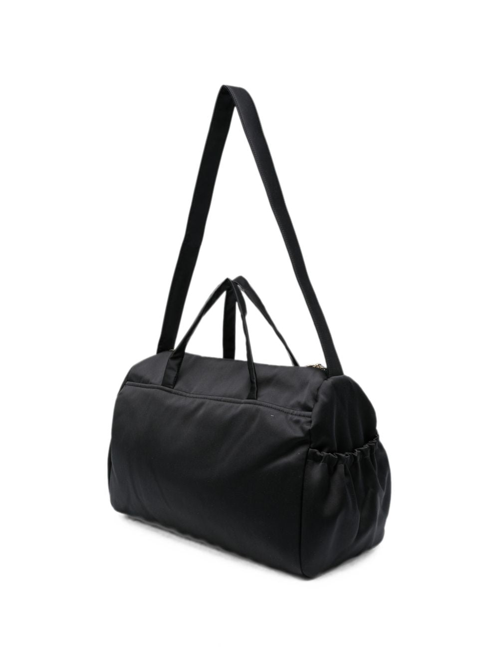 Borsa fasciatoio per neonata Elisabetta Franchi La Mia Bambina nera con logo sul davanti ENBO0290RA016 N000 ElISABETTA FRANCHI KIDS 