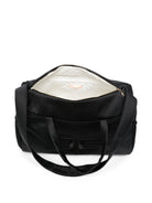 Borsa fasciatoio per neonata Elisabetta Franchi La Mia Bambina nera con logo sul davanti ENBO0290RA016 N000 ElISABETTA FRANCHI KIDS 