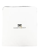 Coperta per neonata Elisabetta Franchi La Mia Bambina bianca con ricamo ENCO0910FF002 0076 ElISABETTA FRANCHI KIDS 