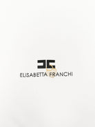 Coperta per neonata Elisabetta Franchi La Mia Bambina bianca con ricamo ENCO0910FF002 0076 ElISABETTA FRANCHI KIDS 