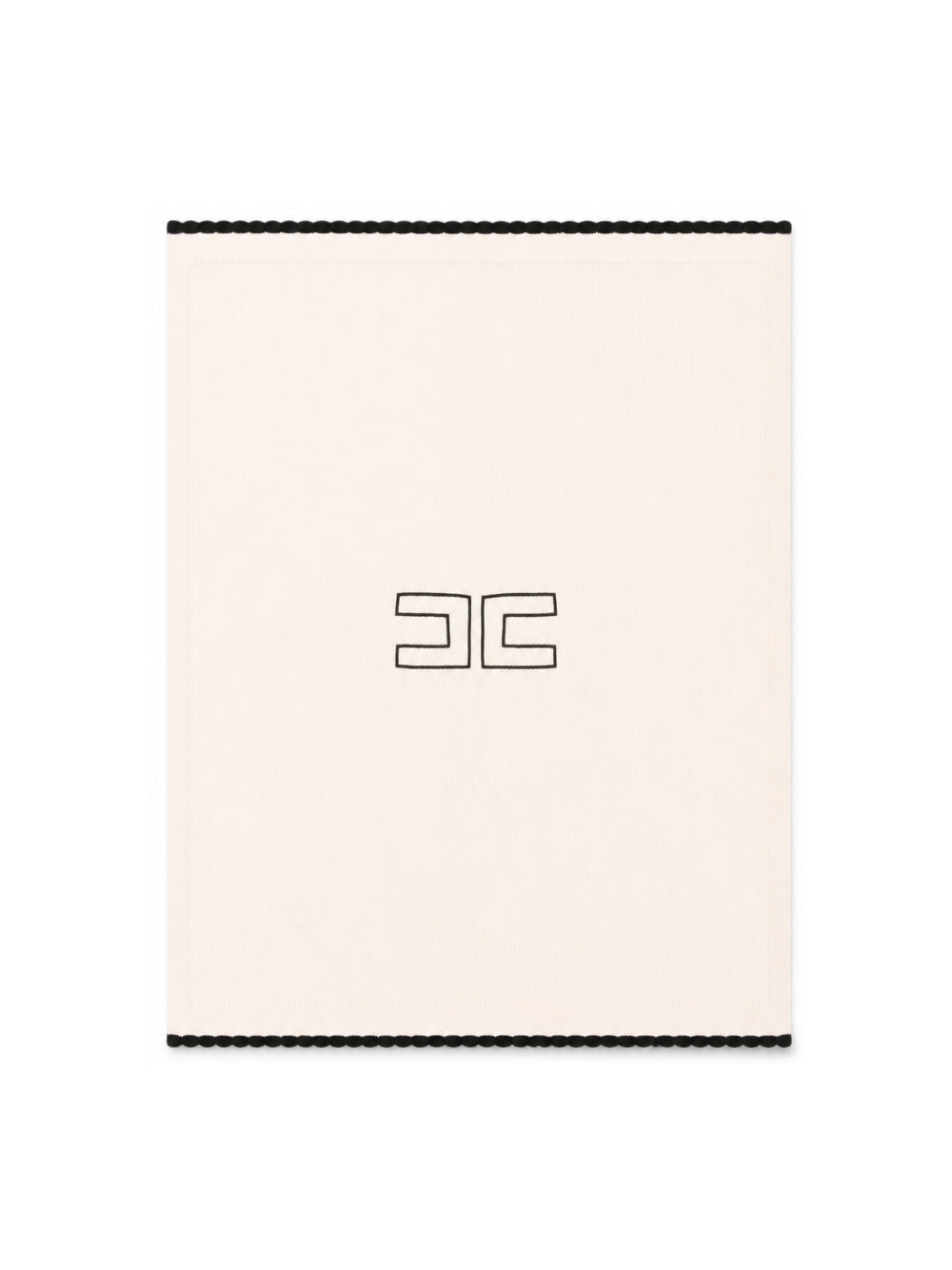 Coperta per neonata Elisabetta Franchi La Mia Bambina rosa con logo ricamato sul davanti ENCO095CFL001 0188 ElISABETTA FRANCHI KIDS 