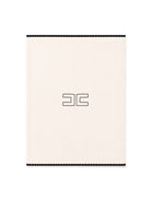 Coperta per neonata Elisabetta Franchi La Mia Bambina rosa con logo ricamato sul davanti ENCO095CFL001 0188 ElISABETTA FRANCHI KIDS 
