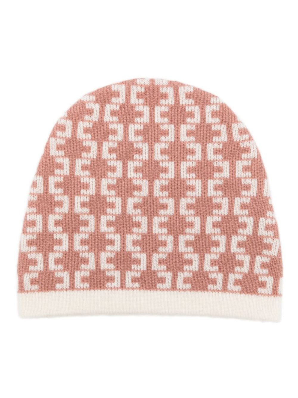 Berretto per neonata Elisabetta Franchi La Mia Bambina rosa con monogramma ENCP093CFL139 D777 ElISABETTA FRANCHI KIDS 