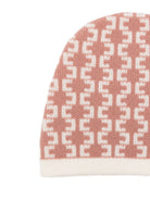 Berretto per neonata Elisabetta Franchi La Mia Bambina rosa con monogramma ENCP093CFL139 D777 ElISABETTA FRANCHI KIDS 