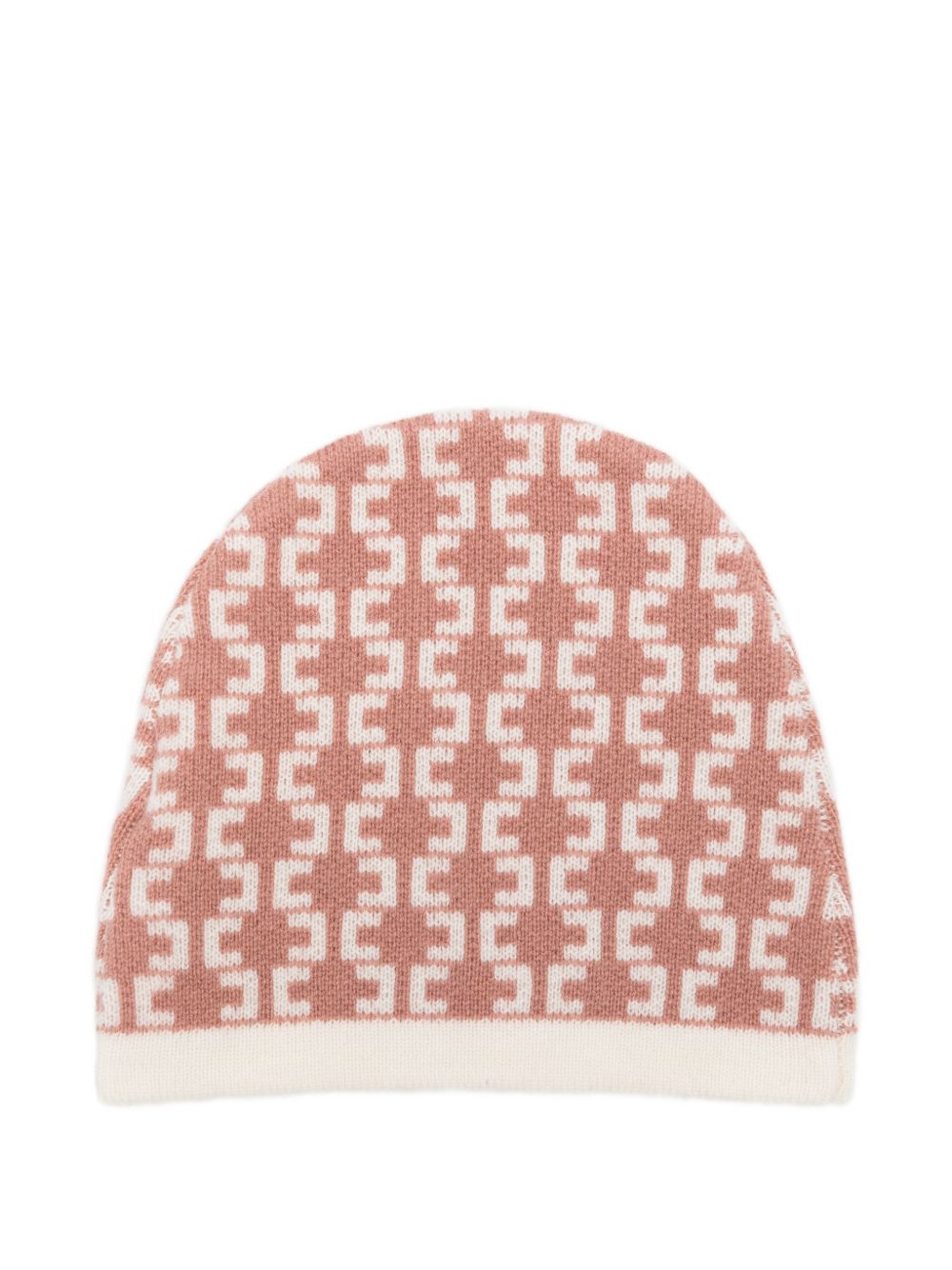 Berretto per neonata Elisabetta Franchi La Mia Bambina rosa con monogramma ENCP093CFL139 D777 ElISABETTA FRANCHI KIDS 