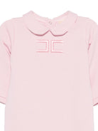Tutina per neonata Elisabetta Franchi La Mia Bambina rosa con colletto Peter Pan ENTU1620FF002 C070 ElISABETTA FRANCHI KIDS 