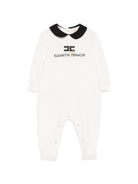 Tutina per neonata Elisabetta Franchi La Mia Bambina bianca con colletto Peter Pan ENTU1630FF002 0076 ElISABETTA FRANCHI KIDS 