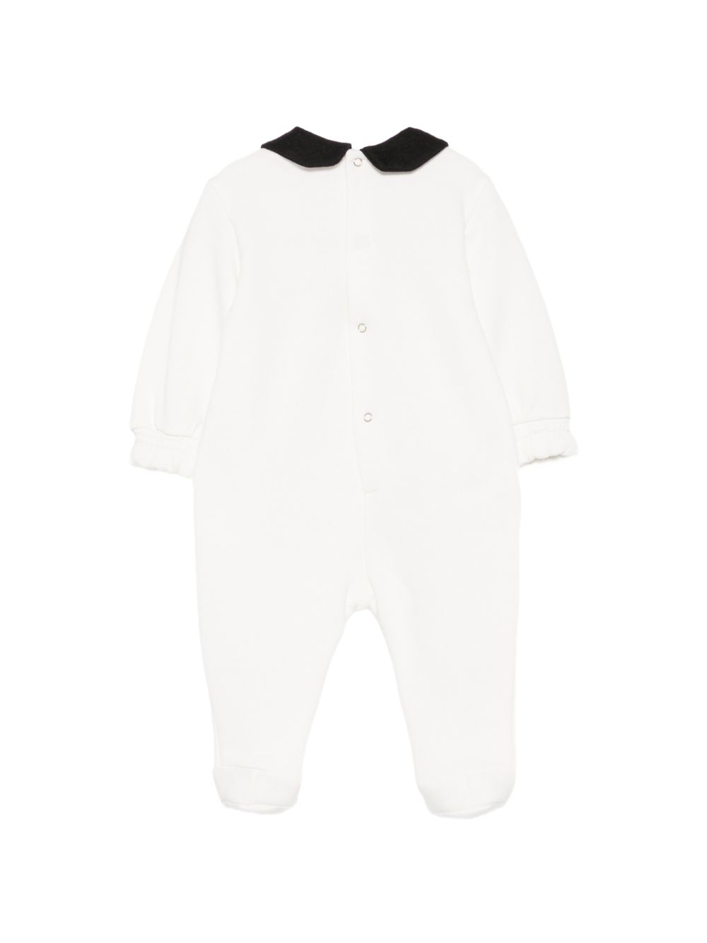 Tutina per neonata Elisabetta Franchi La Mia Bambina bianca con colletto Peter Pan ENTU1630FF002 0076 ElISABETTA FRANCHI KIDS 