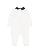 Tutina per neonata Elisabetta Franchi La Mia Bambina bianca con colletto Peter Pan ENTU1630FF002 0076 ElISABETTA FRANCHI KIDS 