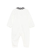 Tutina per neonata Elisabetta Franchi La Mia Bambina bianca con colletto Peter Pan ENTU1700FF002 0088 ElISABETTA FRANCHI KIDS 