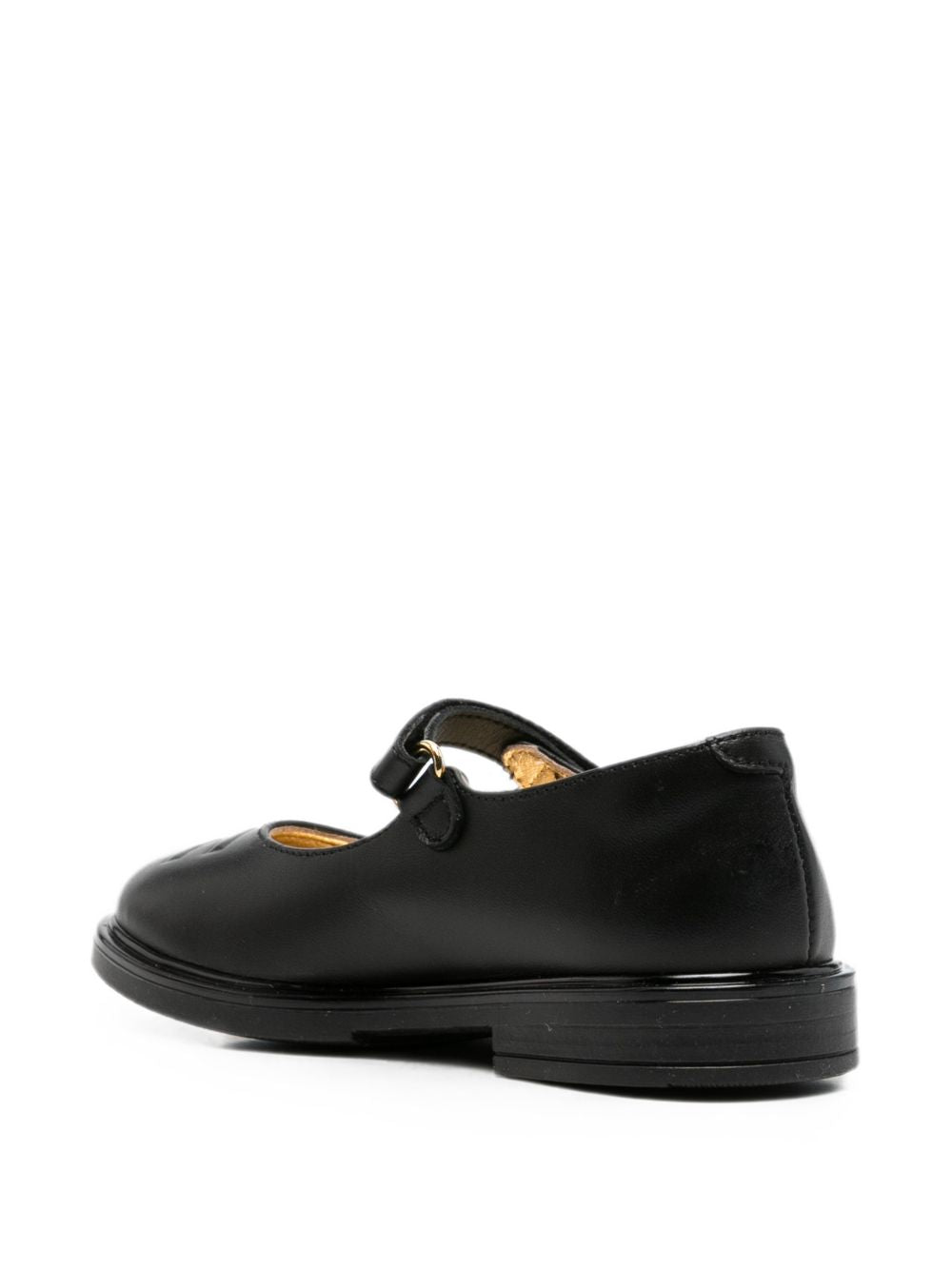 Ballerine per bambina Elisabetta Franchi La Mia Bambina nere con chiusura con cinturino F1A3E06211201 999 ElISABETTA FRANCHI KIDS 