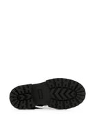 Stivali per bambina Elisabetta Franchi La Mia Bambina neri con placca logo color oro F1A5E06900286 999 ElISABETTA FRANCHI KIDS 