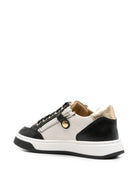 Sneakers per bambina Elisabetta Franchi La Mia Bambina bianche con chiusra laterale con zip F1A9E06511251 A870 ElISABETTA FRANCHI KIDS 