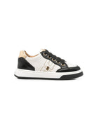 Sneakers per bambina Elisabetta Franchi La Mia Bambina bianche con chiusra laterale con zip F1A9E06511251 A870 ElISABETTA FRANCHI KIDS 