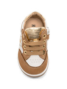 Sneakers per bambina Elisabetta Franchi La Mia Bambina bianche con placca logo sul lato F1A9E06531321 A871 ElISABETTA FRANCHI KIDS 